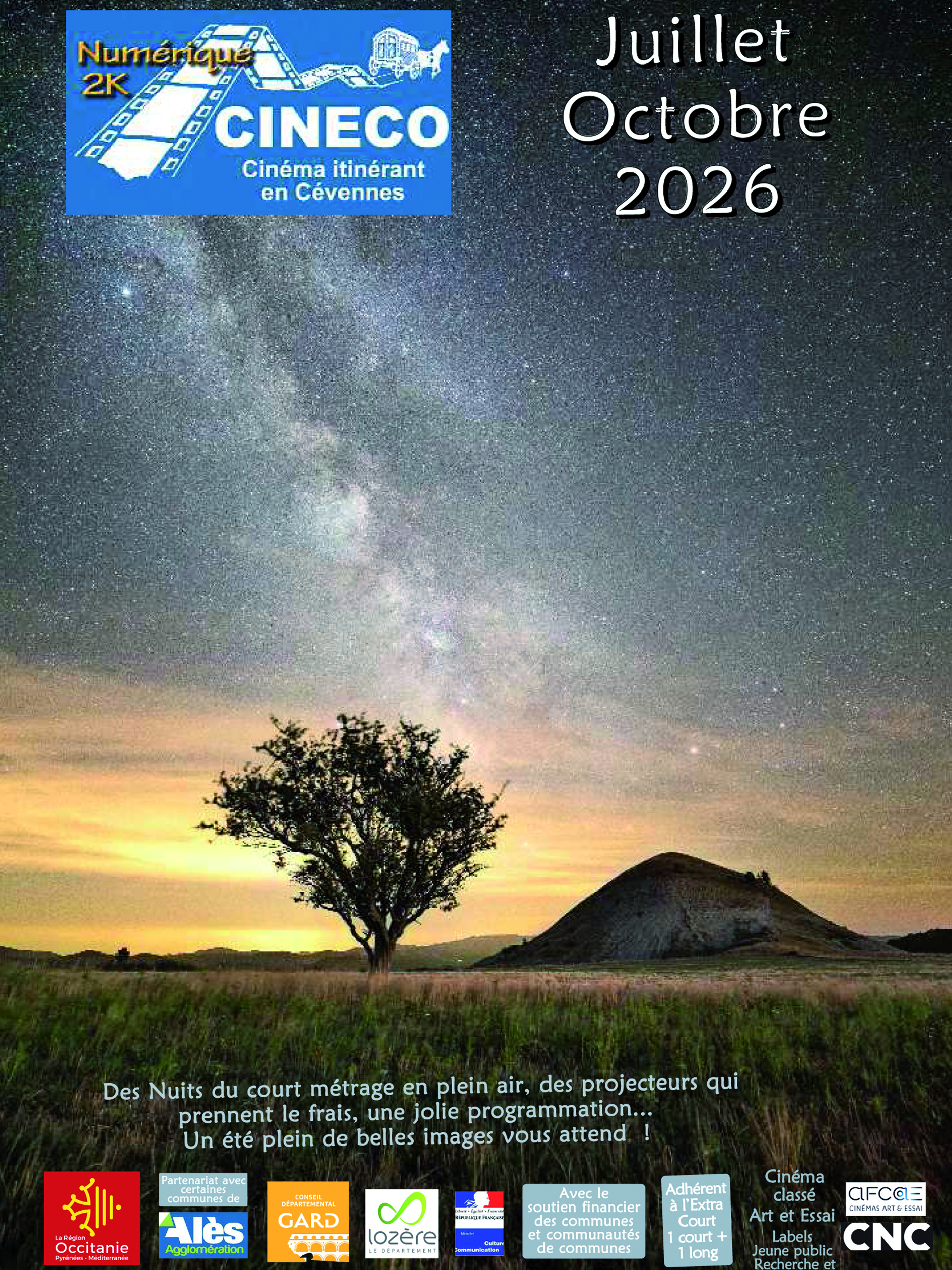 Programme juillet à octobre 2026